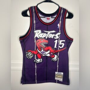 Vintage Vince Carter Toronto Raptors Mitchell & Ness Throwback Jersey #15